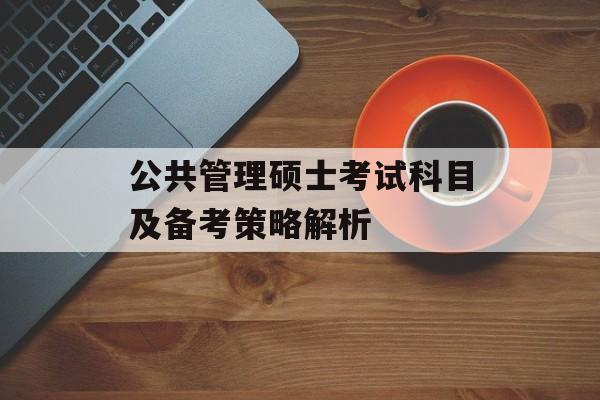 公共管理硕士考试科目及备考策略解析