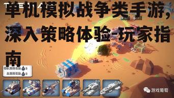 单机模拟战争类手游,深入策略体验-玩家指南
