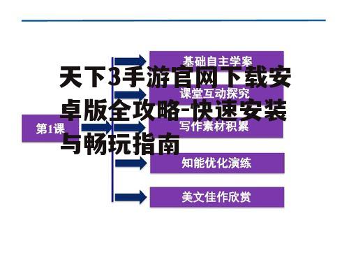 天下3手游官网下载安卓版全攻略-快速安装与畅玩指南