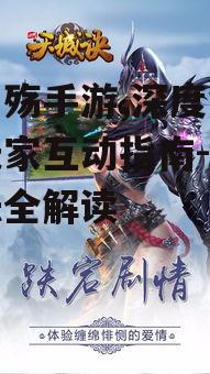 九州殇手游,深度解析与玩家互动指南-特色玩法全解读
