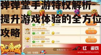 弹弹堂手游特权解析-提升游戏体验的全方位攻略