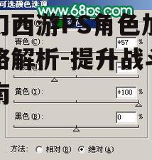 一、理解PS角色属性