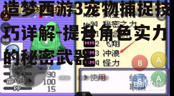二、准备捕捉道具