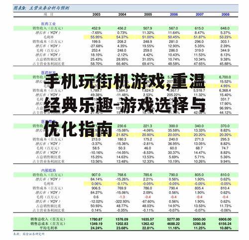 手机玩街机游戏,重温经典乐趣-游戏选择与优化指南