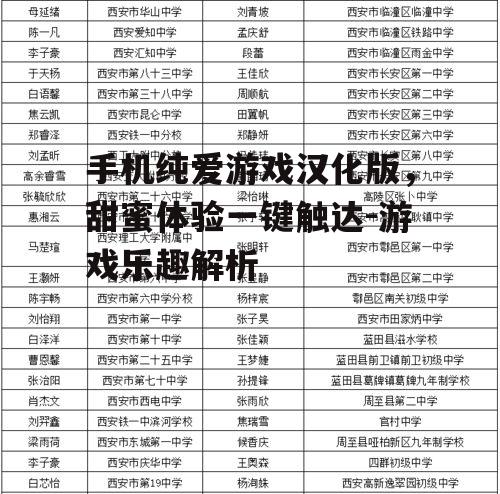 三、如何选择优秀的汉化游戏