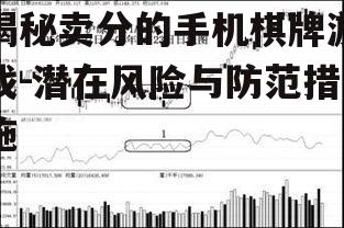 揭秘卖分的手机棋牌游戏-潜在风险与防范措施
