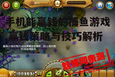 手机能赢钱的捕鱼游戏,赢钱策略与技巧解析