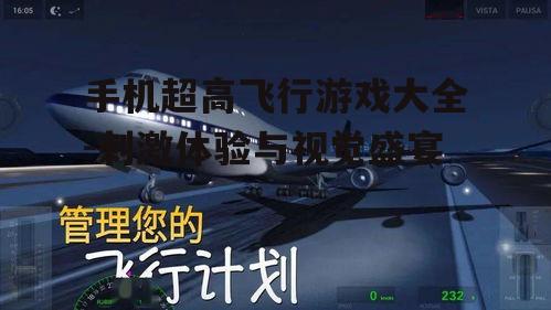 二、热门超高飞行游戏推荐