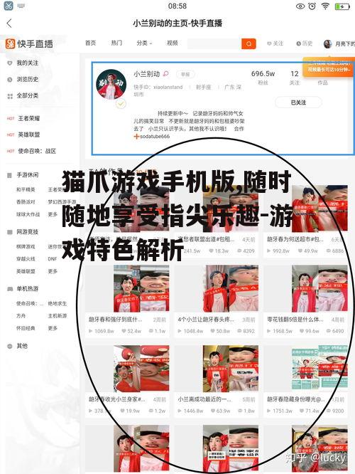 猫爪游戏手机版,随时随地享受指尖乐趣-游戏特色解析