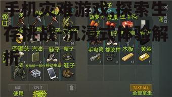 三、手机灾难游戏中的生存策略