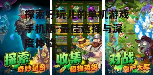 二、热门单机游戏推荐