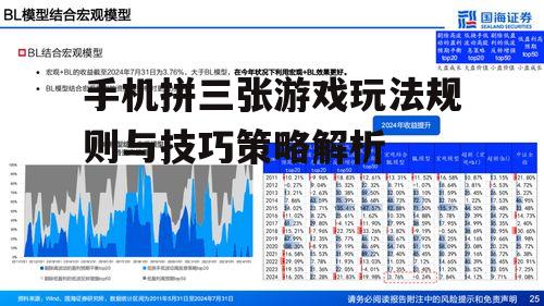 二、牌型组合策略