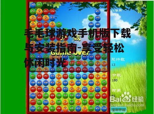 毛毛球游戏手机版下载与安装指南-享受轻松休闲时光