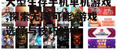 二、游戏选择指南