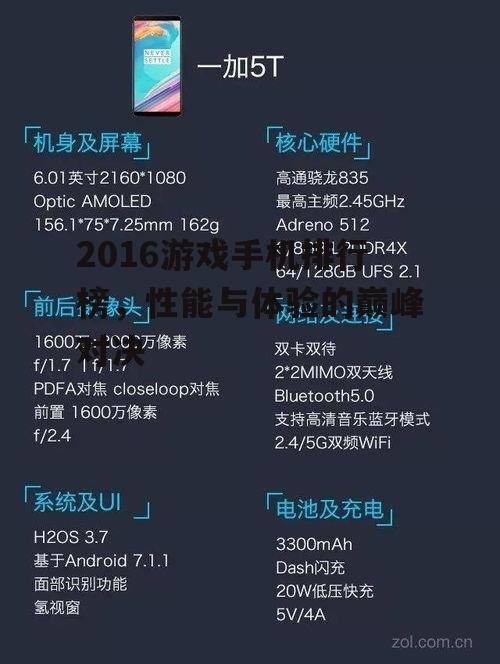 2016游戏手机排行榜，性能与体验的巅峰对决
