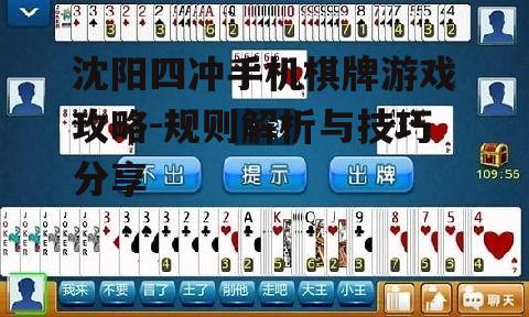 二、沈阳四冲的出牌技巧