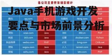 三、Java手机游戏市场趋势
