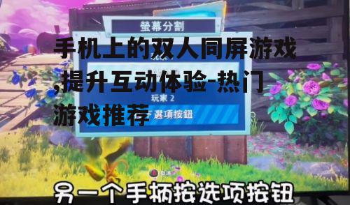 三、双人同屏游戏的未来发展