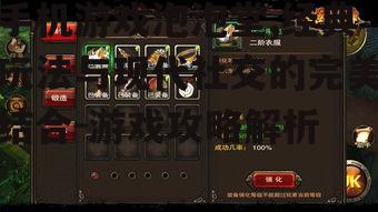 三、游戏优化技巧与提升战斗力
