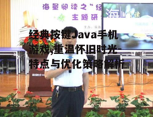 经典按键Java手机游戏,重温怀旧时光-特点与优化策略解析