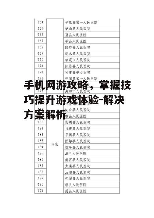 二、了解游戏机制和规则