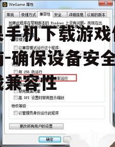 三、如何检查游戏安全性与兼容性