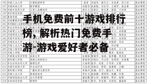 二、排行榜第二名:和平精英