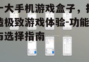 十大手机游戏盒子，打造极致游戏体验-功能与选择指南