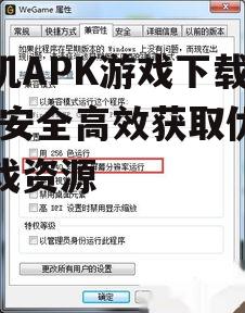 二、确认游戏版本与兼容性