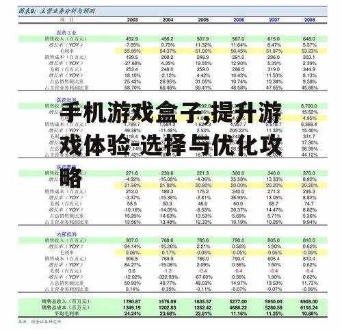 手机游戏盒子,提升游戏体验-选择与优化攻略