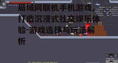 局域网联机手机游戏,打造沉浸式社交娱乐体验-游戏选择与玩法解析