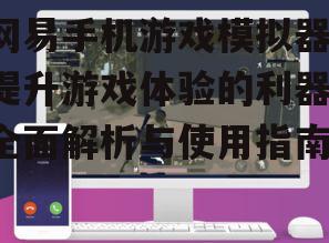 三、网易手机游戏模拟器的游戏性能优化