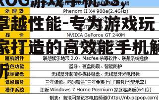 ROG游戏手机5S,卓越性能-专为游戏玩家打造的高效能手机解析