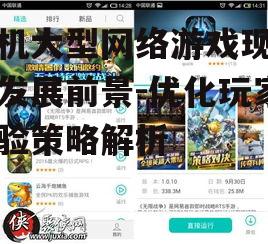 二、手机大型网络游戏的发展前景