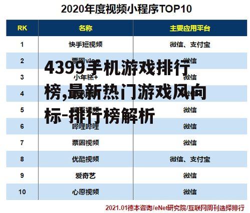 4399手机游戏排行榜,最新热门游戏风向标-排行榜解析