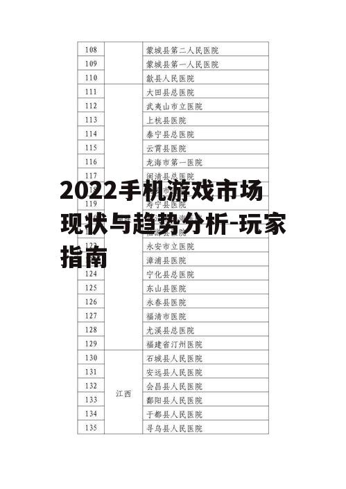 二、2022热门手机游戏推荐