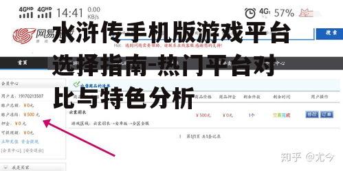 三、网易游戏平台