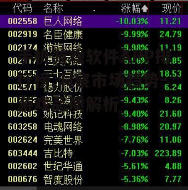 二、热门游戏类型分析