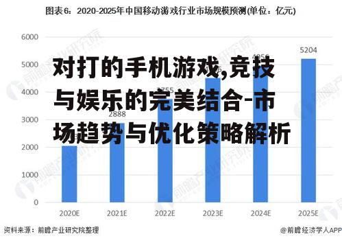对打的手机游戏,竞技与娱乐的完美结合-市场趋势与优化策略解析