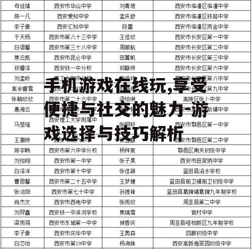 三、如何选择优质在线游戏