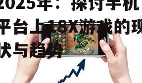 2025年:探讨手机平台上18X游戏的现状与趋势