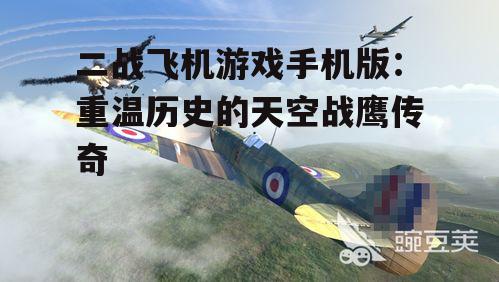 二战飞机游戏手机版：重温历史的天空战鹰传奇
