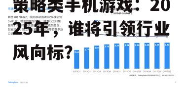 策略类手机游戏：2025年，谁将引领行业风向标？