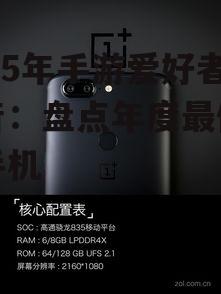 2025年手游爱好者福音：盘点年度最佳游戏手机