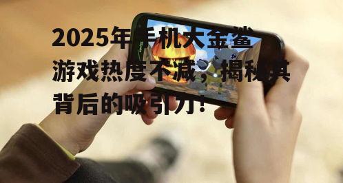 2025年手机大金鲨游戏热度不减，揭秘其背后的吸引力！