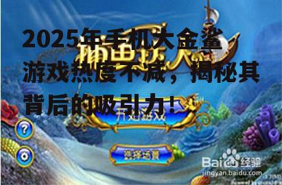 三、手机大金鲨游戏的吸引力