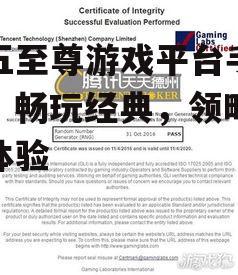 四、安全保障，确保玩家利益