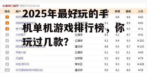 二、排名Top 6-10:创意与趣味性并存