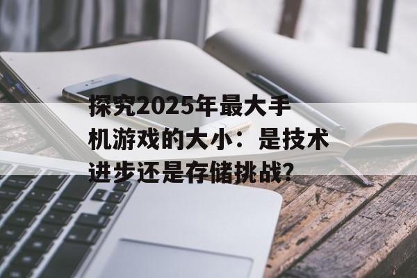 探究2025年最大手机游戏的大小:是技术进步还是存储挑战? 探究2025年最大手机游戏的大小:是技术进步还是存储挑战?