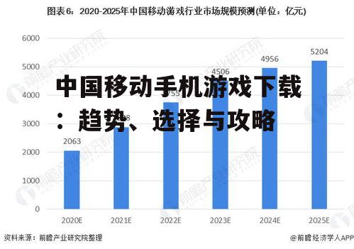 中国移动手机游戏下载：趋势、选择与攻略